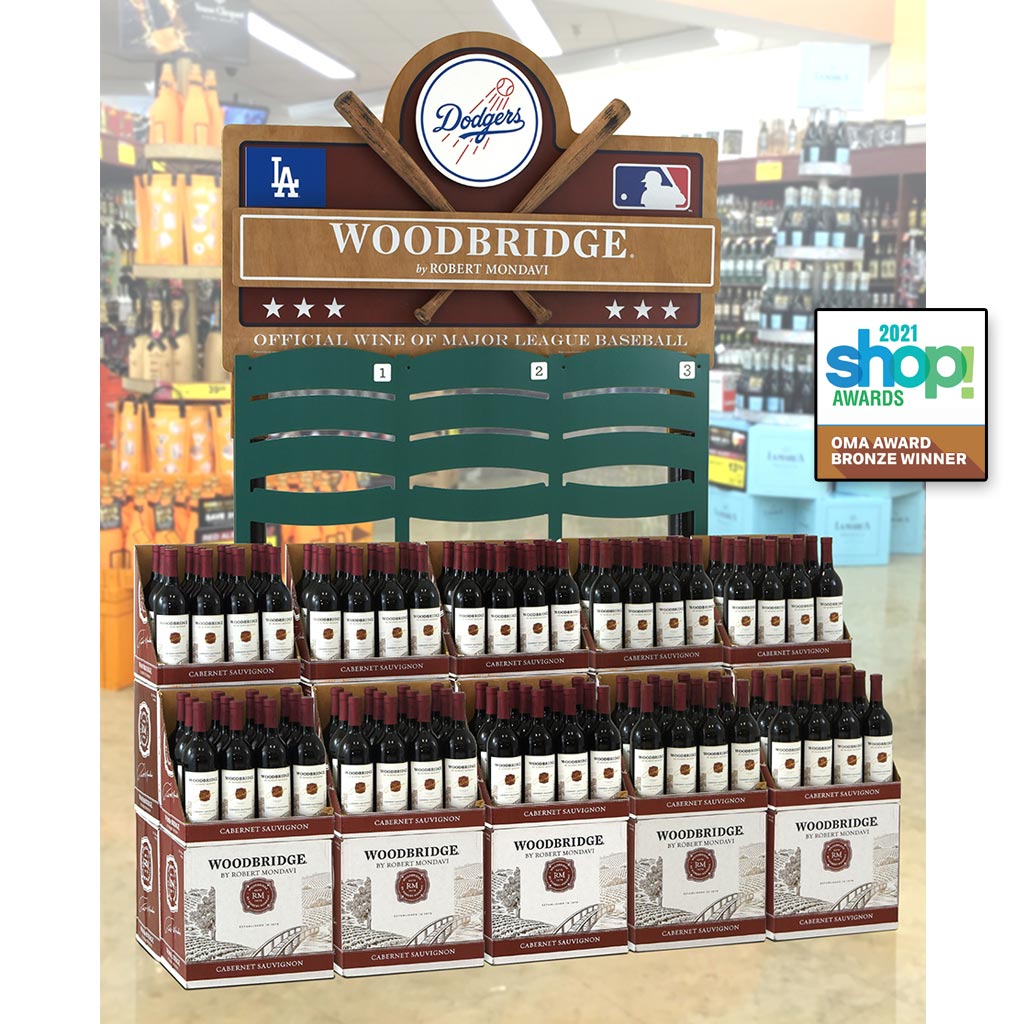 Woodbridge MLB Wine Display2